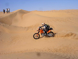les dunes au dessus d' el borma